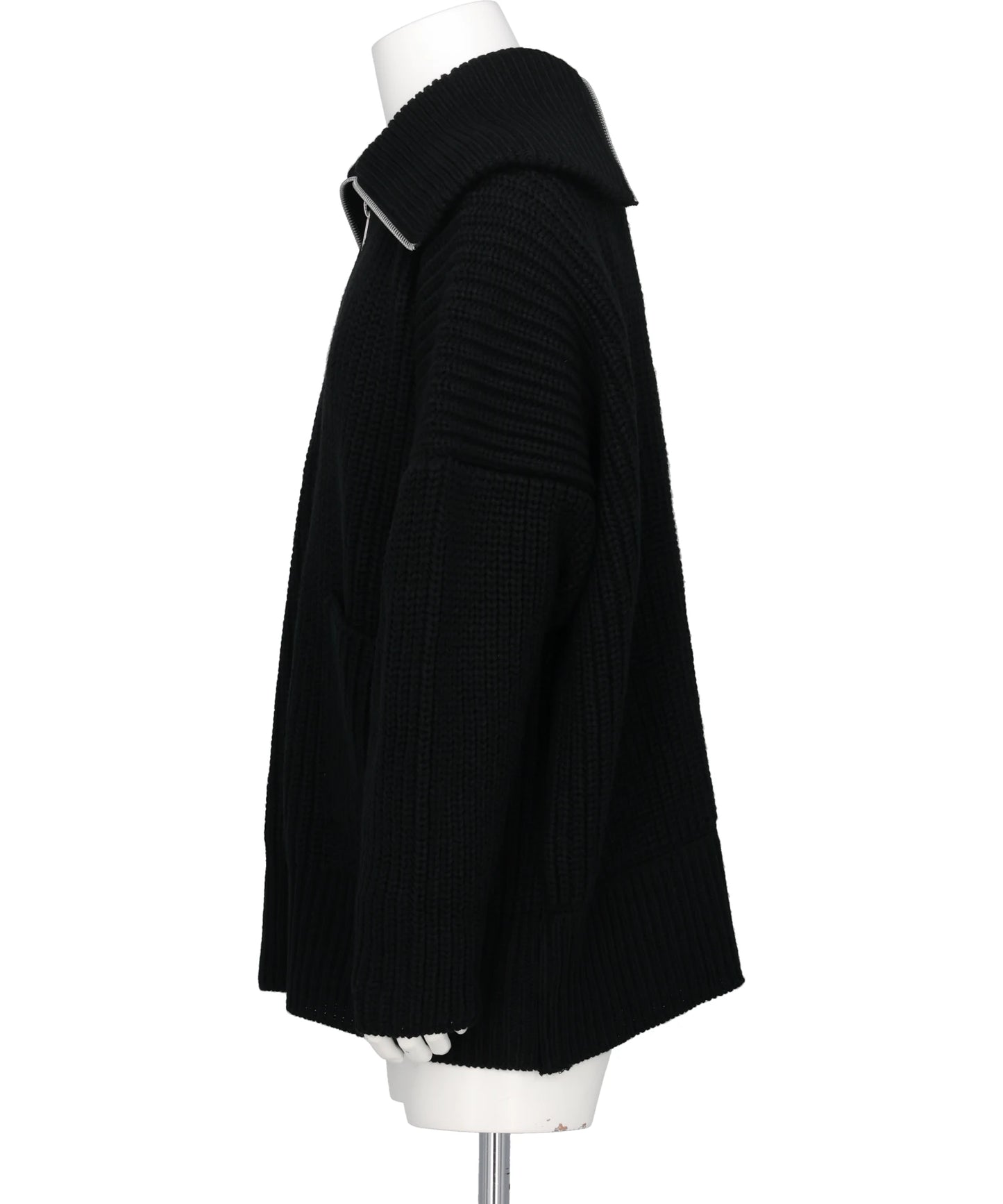 OVER ZIP KNIT