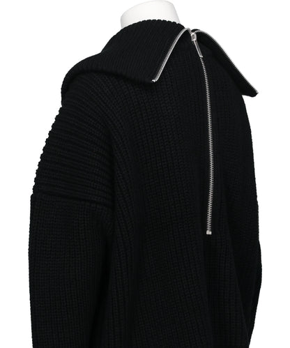 OVER ZIP KNIT