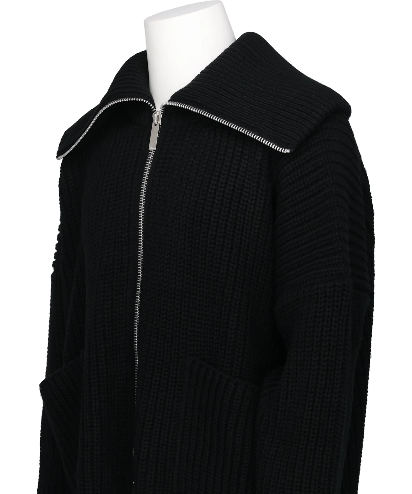 OVER ZIP KNIT