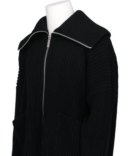OVER ZIP KNIT