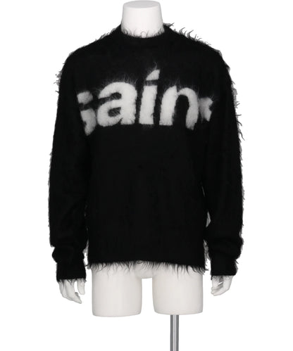 SAINT Mxxxxxx（セント マイケル)MOHAIR CREW KNIT/SAINT