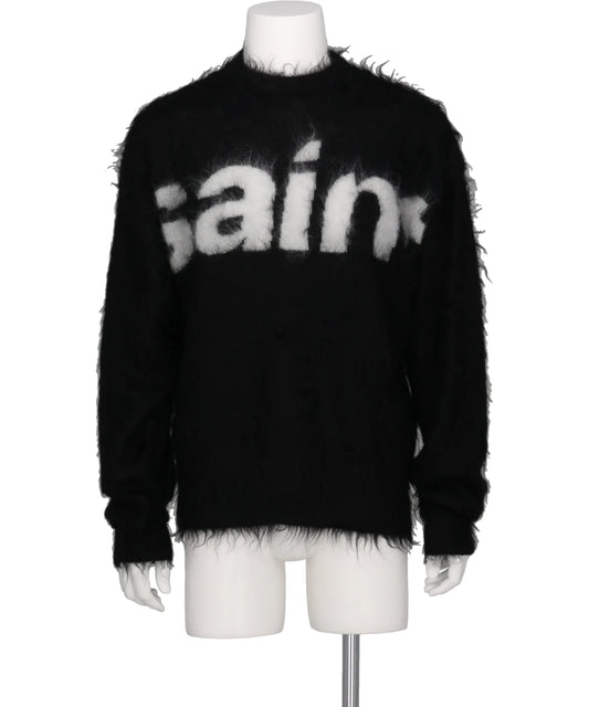 SAINT Mxxxxxx（セント マイケル)MOHAIR CREW KNIT/SAINT