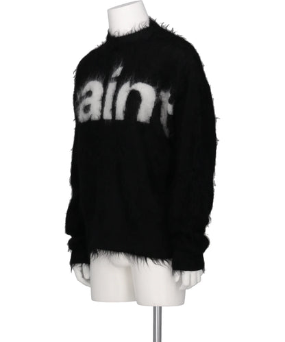 MOHAIR CREW NECK KNIT/SAINT