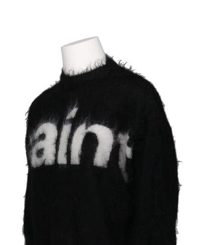 MOHAIR CREW NECK KNIT/SAINT