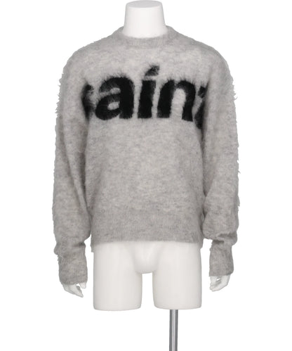 SAINT Mxxxxxx（セント マイケル)MOHAIR CREW KNIT/SAINT