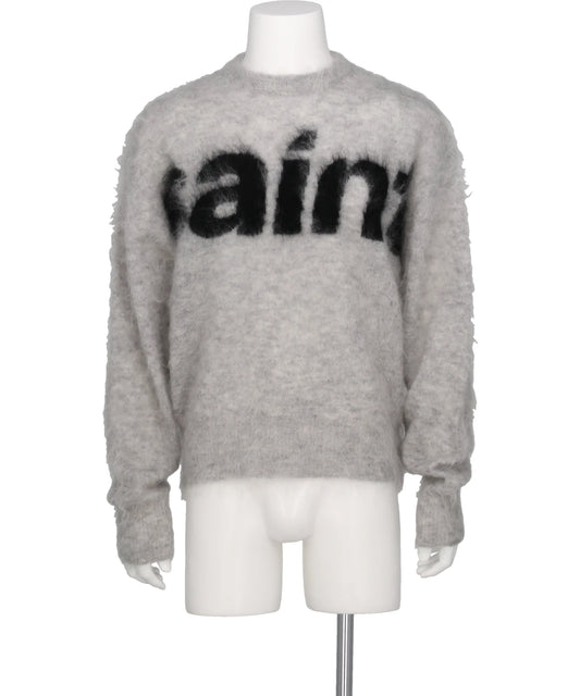 SAINT Mxxxxxx（セント マイケル)MOHAIR CREW KNIT/SAINT