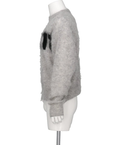 MOHAIR CREW KNIT/SAINT
