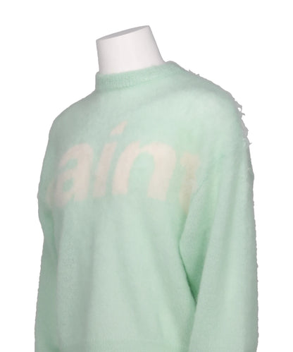 MOHAIR CREW NECK KNIT/SAINT