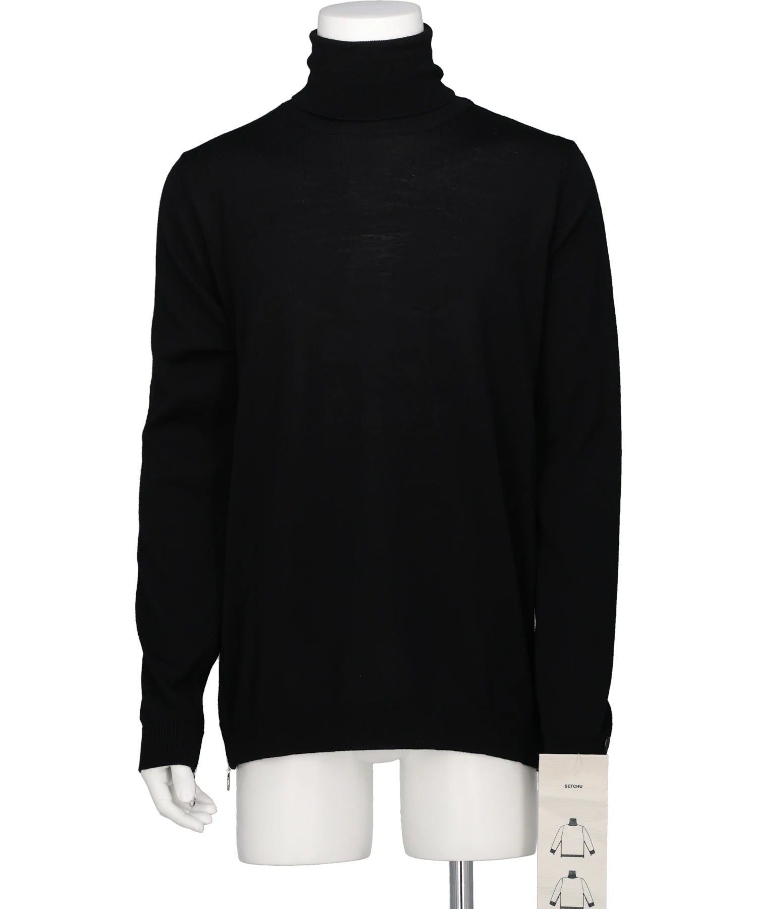 SETCHU（セッチュウ）TURTLE NECK KNIT MERINO