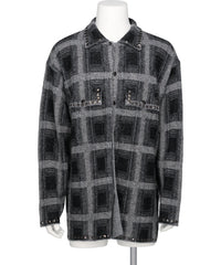 amok(アモク)KNIT CHECK SHIRT