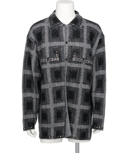 amok(アモク)KNIT CHECK SHIRT