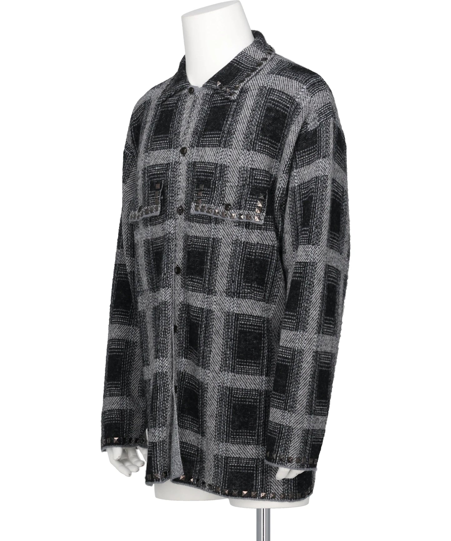 KNIT CHECK SHIRT
