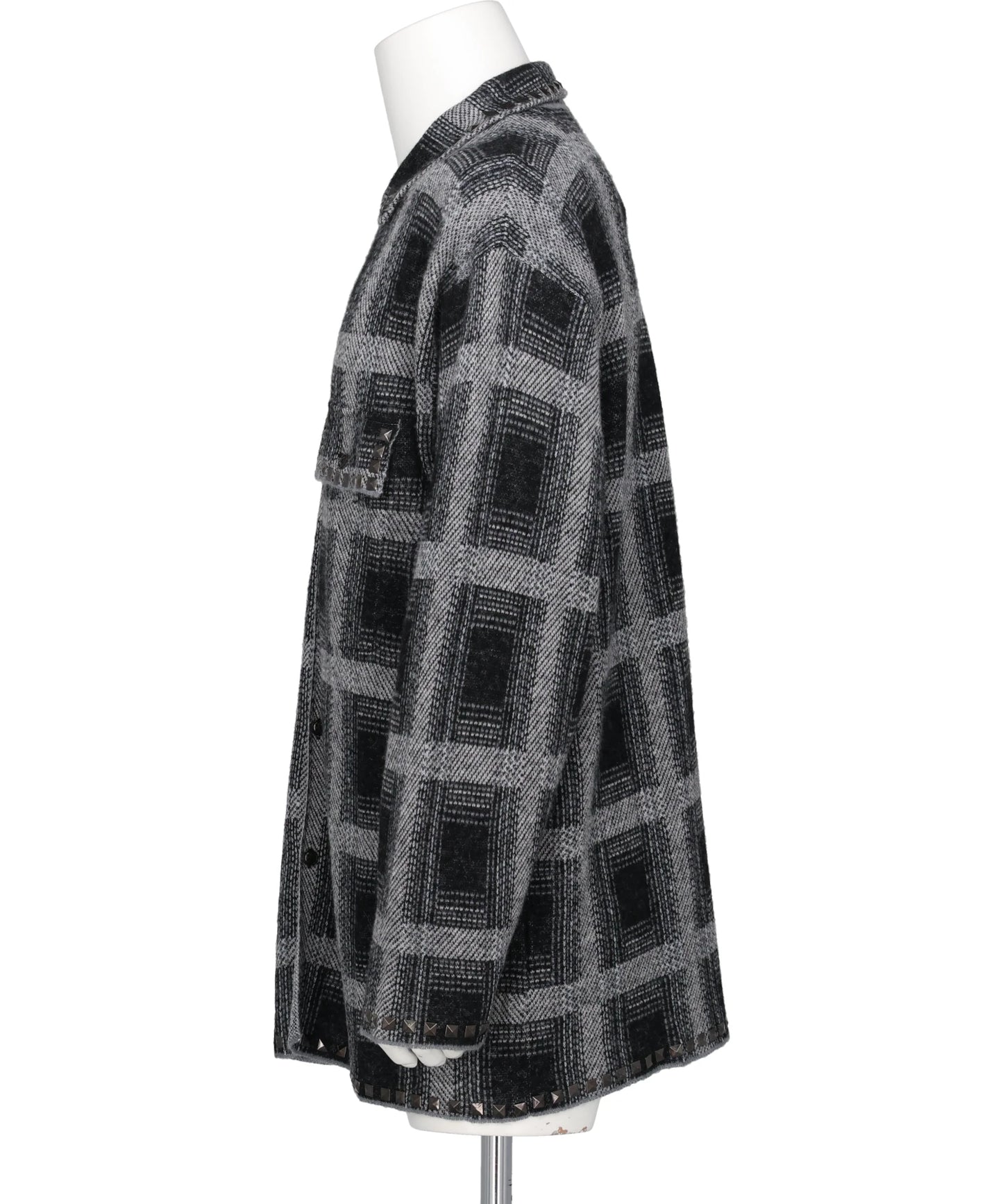 KNIT CHECK SHIRT