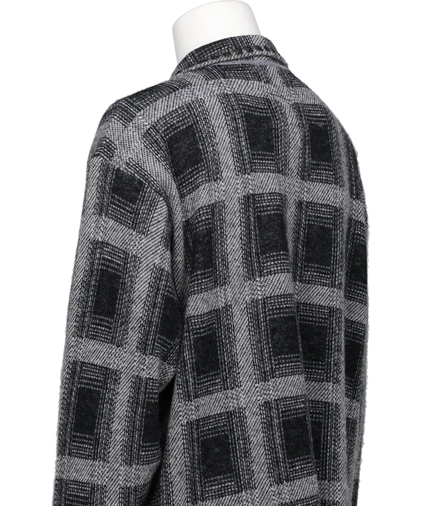 KNIT CHECK SHIRT