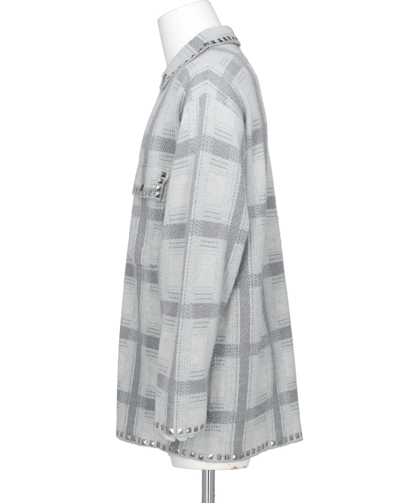 KNIT CHECK SHIRT