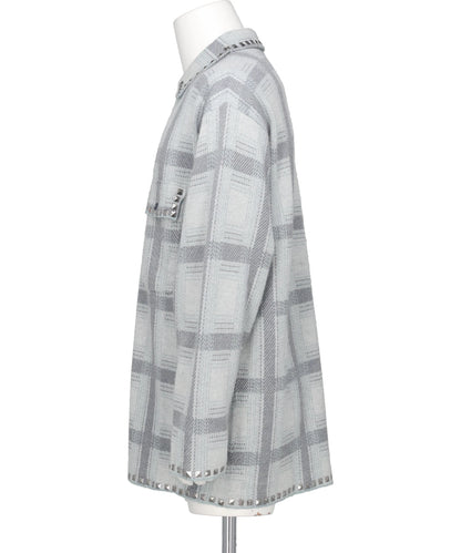 KNIT CHECK SHIRT