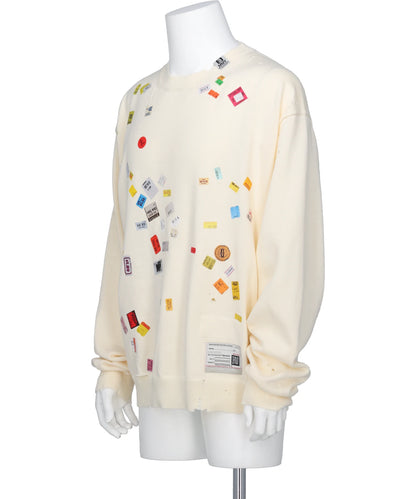 PRICE STICKER KNIT PULLOVER
