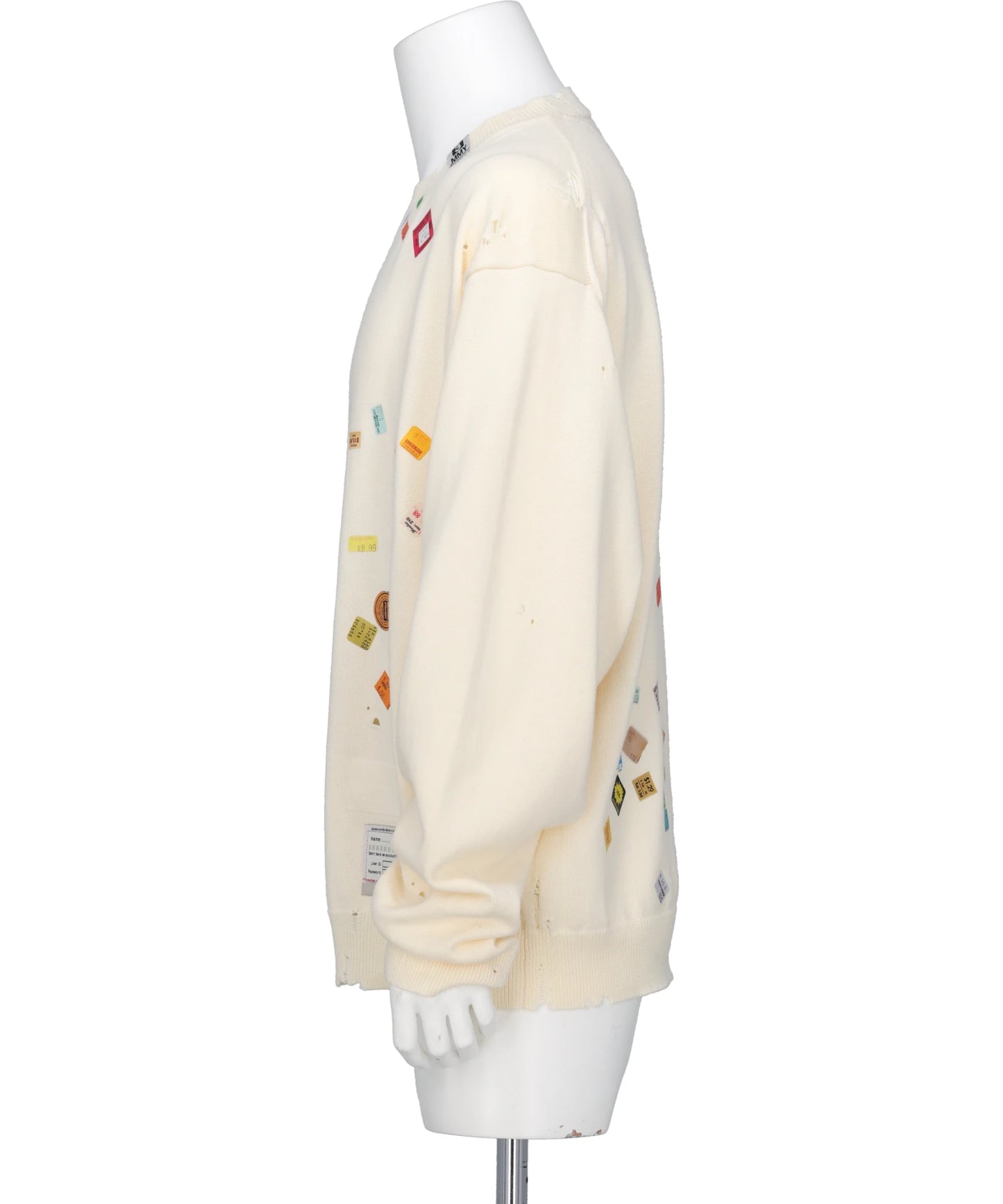 PRICE STICKER KNIT PULLOVER