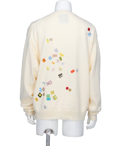 PRICE STICKER KNIT PULLOVER