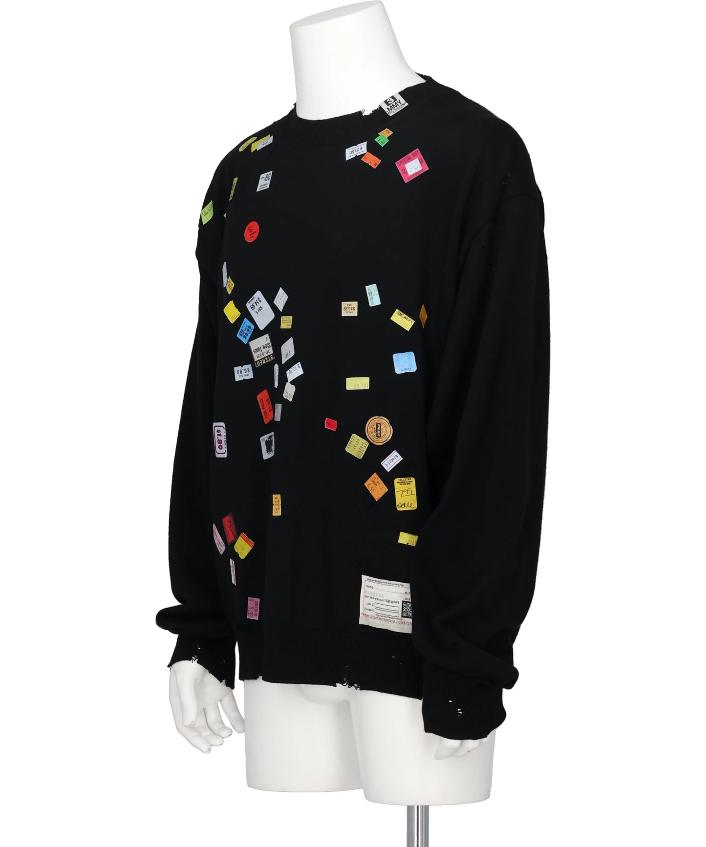 PRICE STICKER KNIT PULLOVER