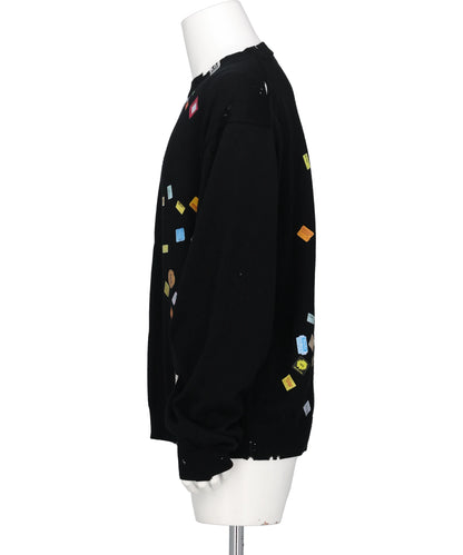 PRICE STICKER KNIT PULLOVER