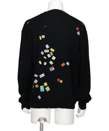 PRICE STICKER KNIT PULLOVER