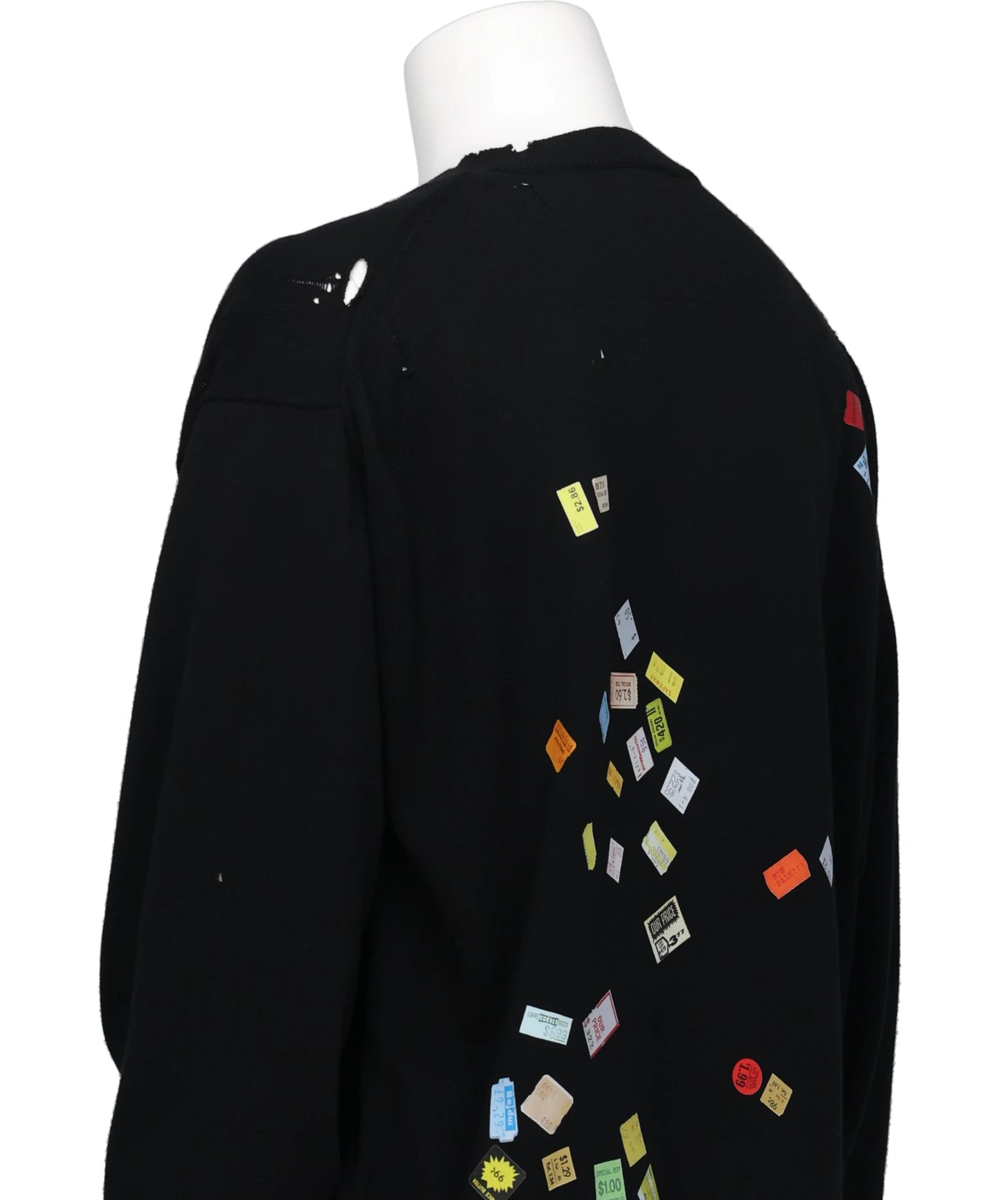 PRICE STICKER KNIT PULLOVER
