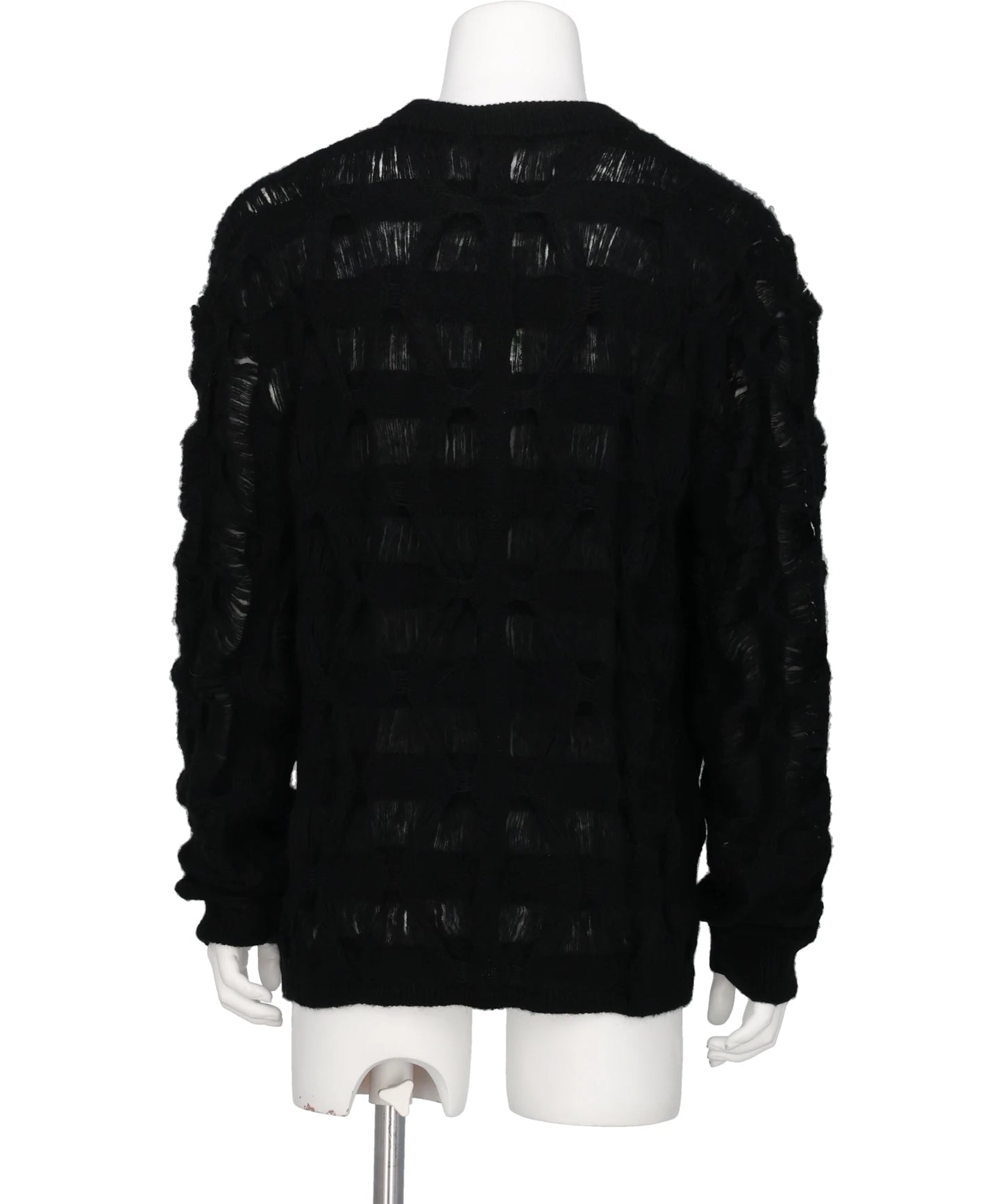MOHAIR TEXTURED KNIT SWEATER