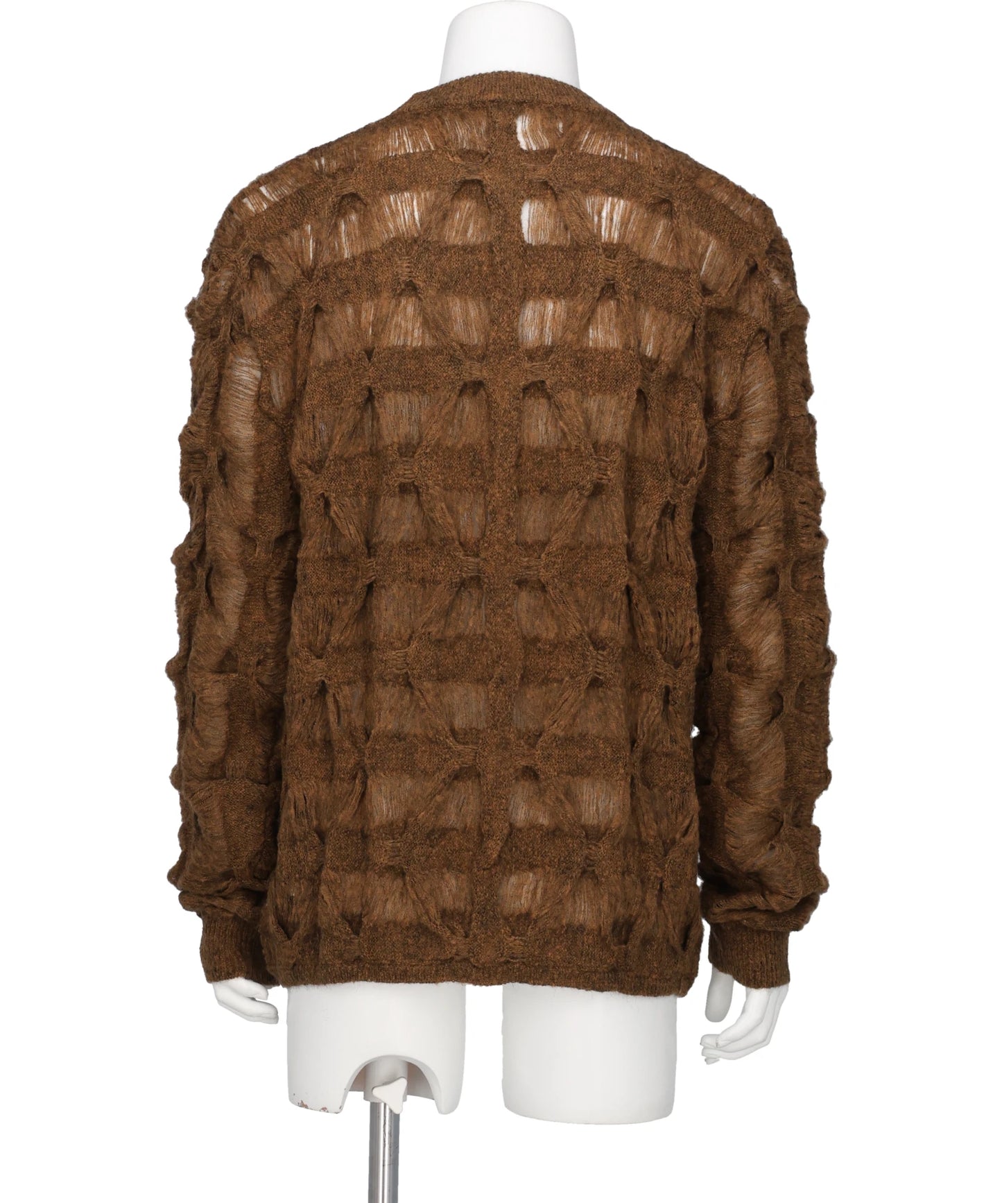 MOHAIR TEXTURED KNIT SWEATER