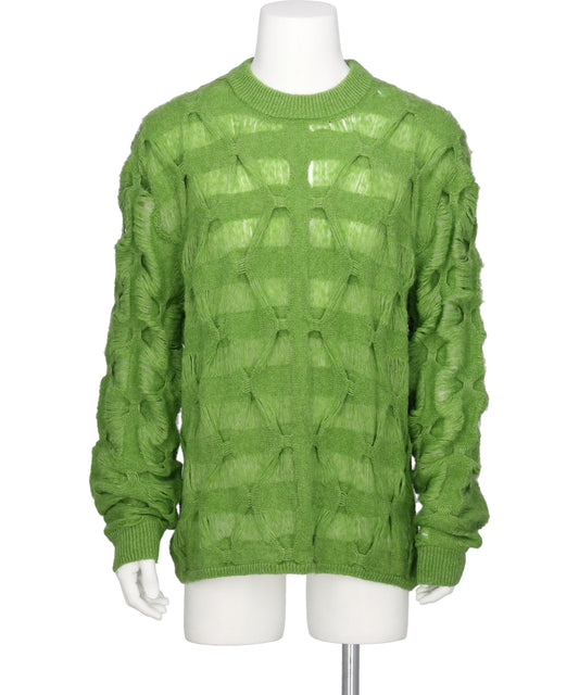 TAAKK(ターク) 2026AW MOHAIR TEXTURED KNIT SWEATER TA26AW-KN044