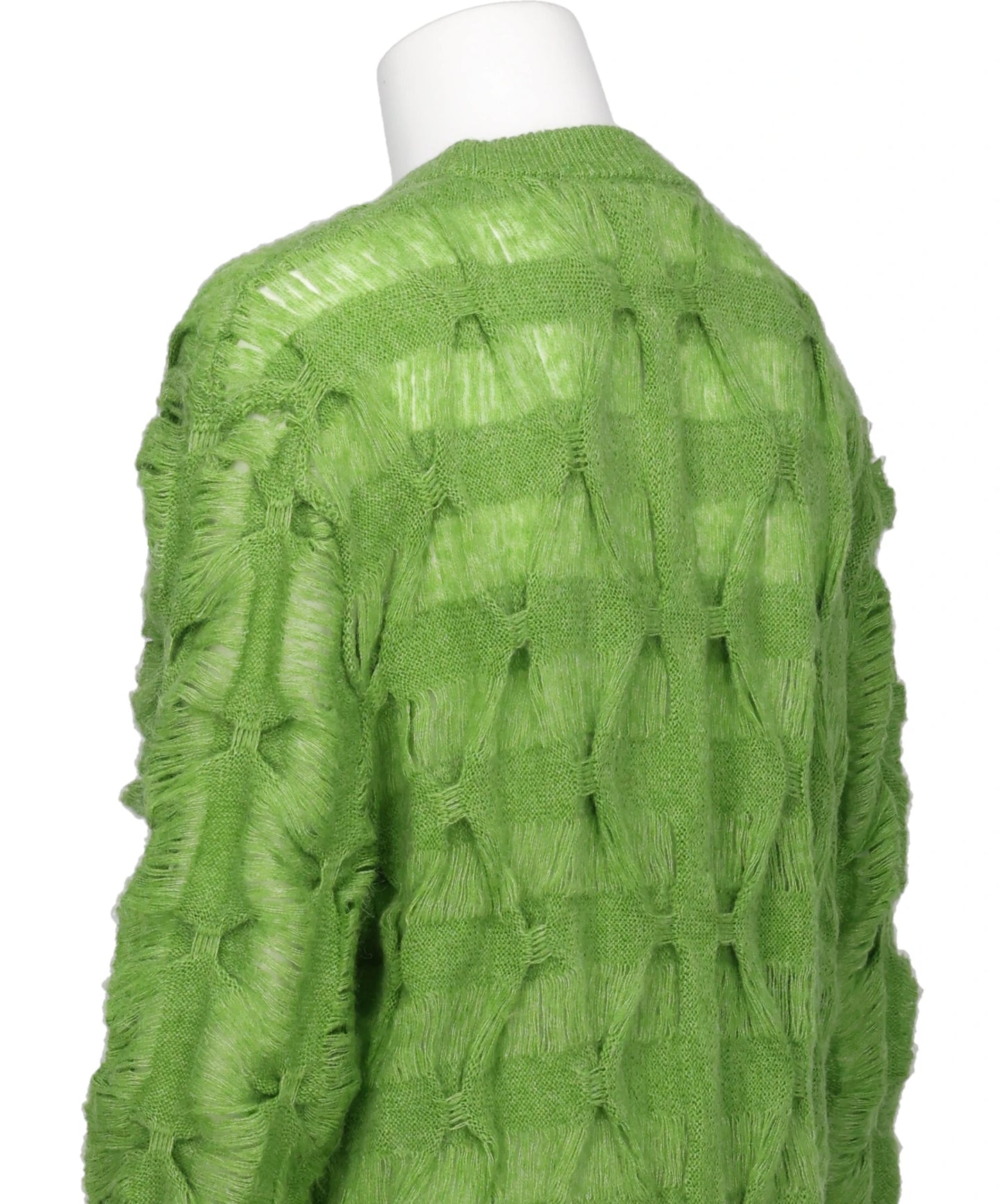 MOHAIR TEXTURED KNIT SWEATER