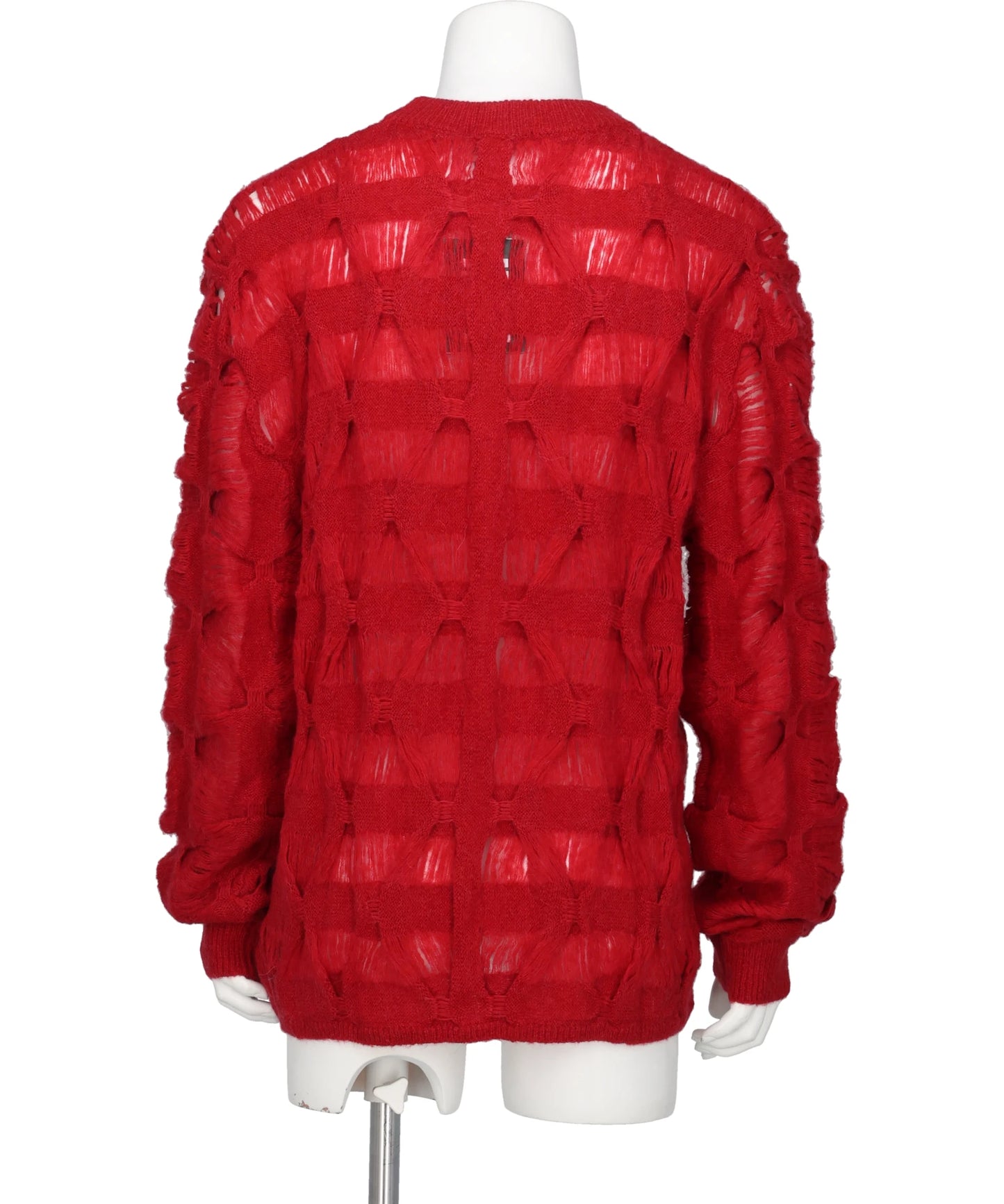 MOHAIR TEXTURED KNIT SWEATER