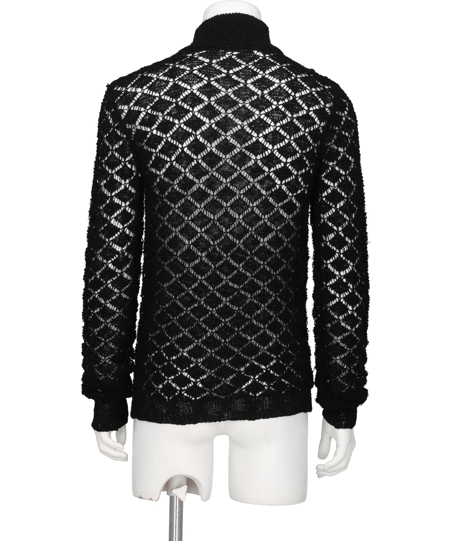 MULTI-COLORED HALF-ZIP KNIT