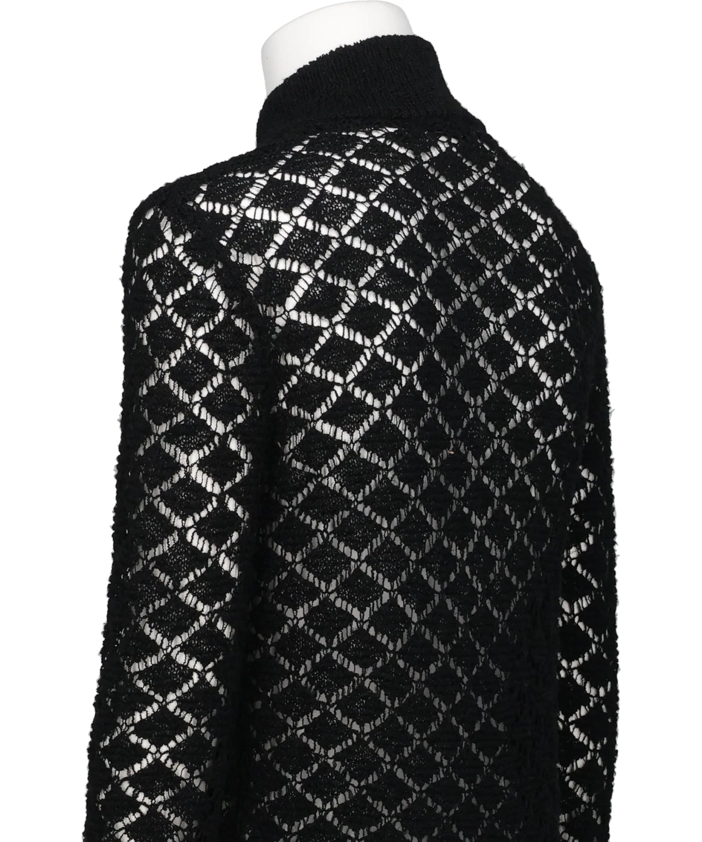 MULTI-COLORED HALF-ZIP KNIT