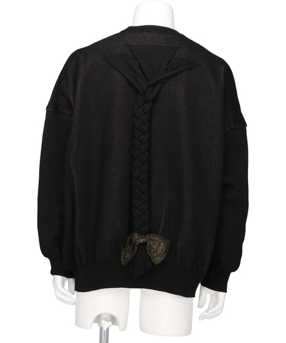 MEDICAL BRAID PULLOVER KNIT