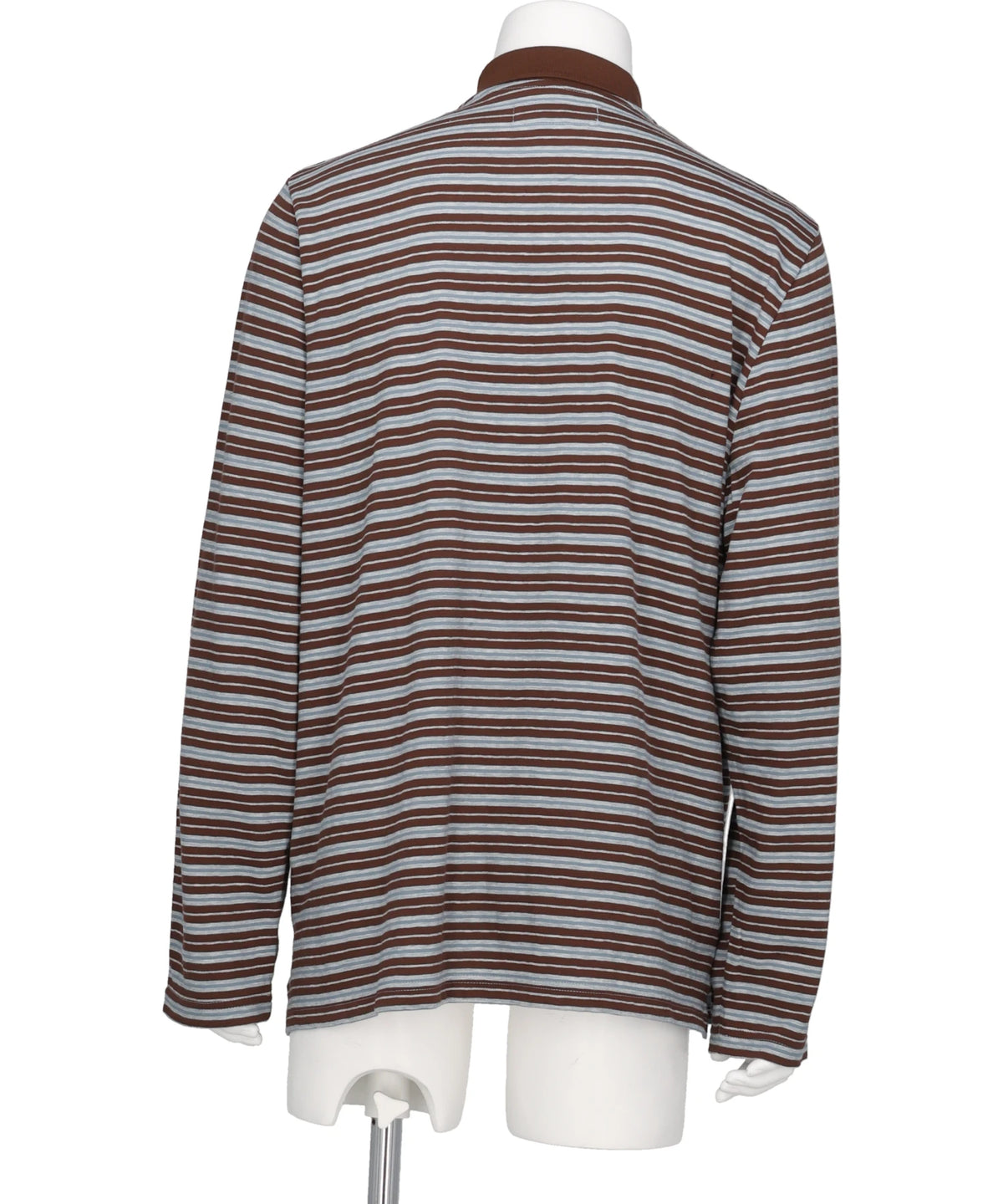 "CHARLES" STUDS BORDER POLO KNIT