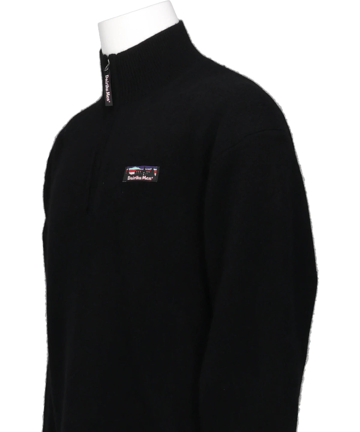 CASHMERE MOUNTAIN HALF ZIP KNIT