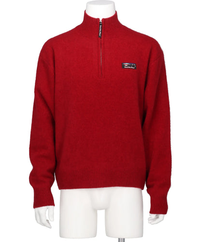 CASHMERE MOUNTAIN HALF ZIP KNIT