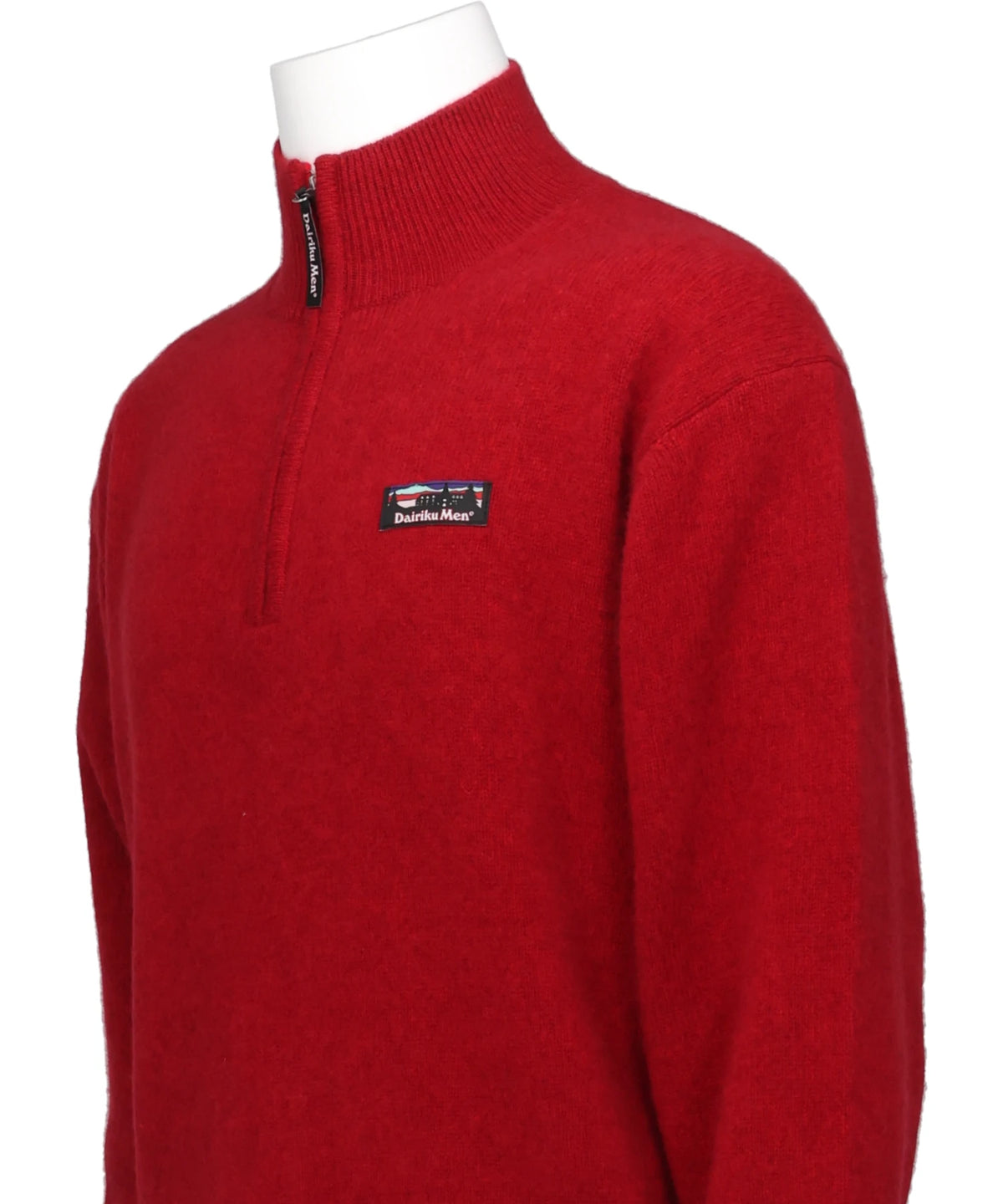 CASHMERE MOUNTAIN HALF ZIP KNIT