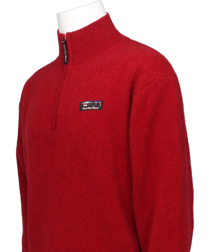 CASHMERE MOUNTAIN HALF ZIP KNIT