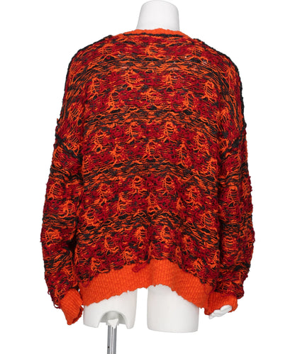 "ODD HOTEL'S CARPET" V-NECK PULLOVER KNIT