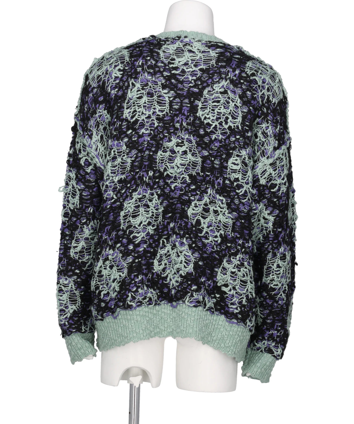"ODD HOTEL'S CARPET" V-NECK PULLOVER KNIT