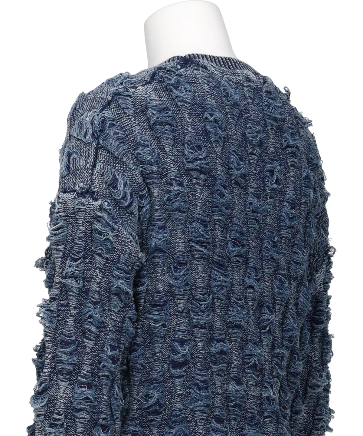 REVERSE CABLE NEEDLE-OUT KNIT