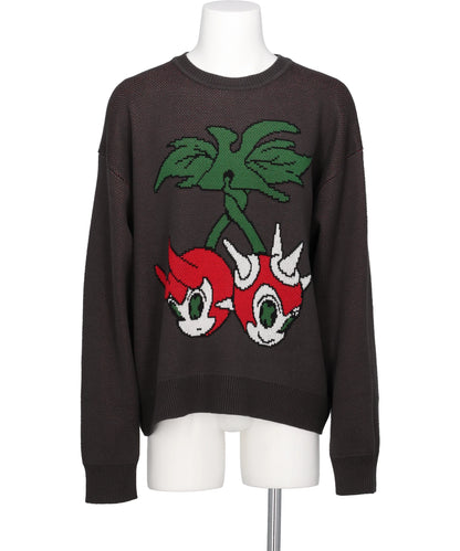 KAMIYA(カミヤ)"BAKENEKO"JACQUARD KNIT