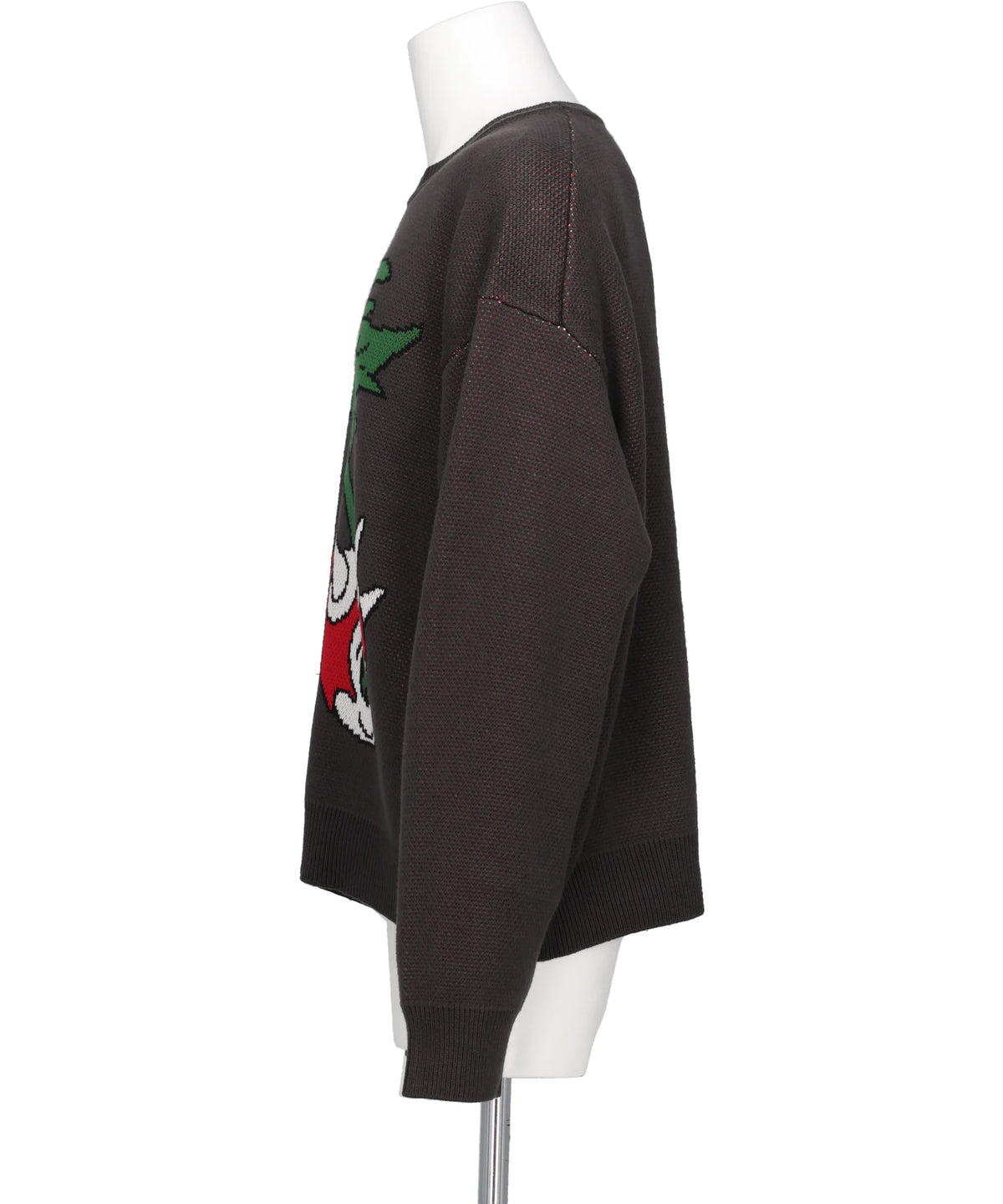 "BAKENEKO"JACQUARD KNIT