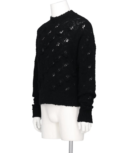 “FUZZ BALL” PILING KNIT