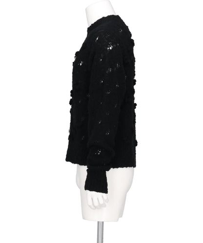 “FUZZ BALL” PILING KNIT
