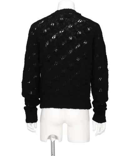 “FUZZ BALL” PILING KNIT