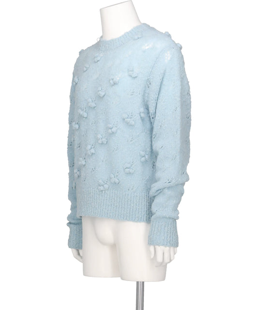 “FUZZ BALL” PILING KNIT