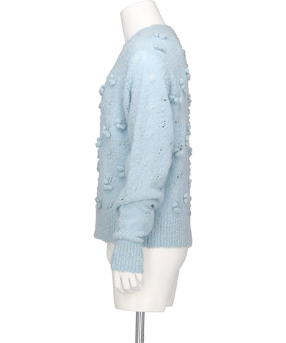 “FUZZ BALL” PILING KNIT